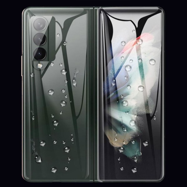 Samsung Galaxy Z Fold 5 Näytönsuojalle, Joustava Sisäinen Näytön Suojakalvo + Takana Näytönsuoja + Sivu Näytönsuoja Z Fold 5 tarvikkeet 1 pcs