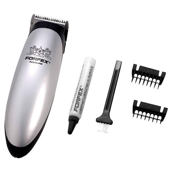 BaByliss Forfex Palm Pro Hårtrimmer - Batteridriven - Silver Silver