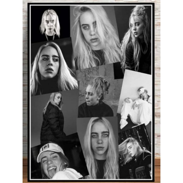 Palapelit 300/500/1000 kappaletta puun kokoamiskuva Billie Eilish juliste aikuisille Pelit Educati 500 Pieces