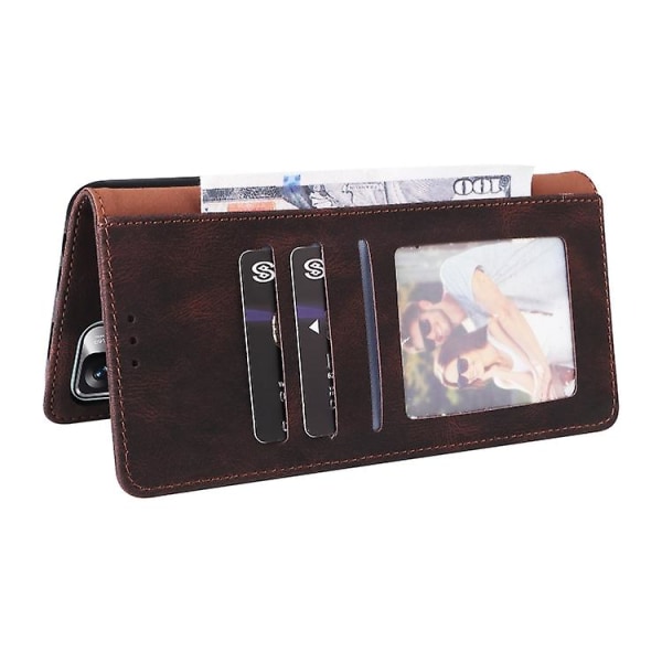 För Xiaomi Poco X3 Pro / X3 Nfc Ring Kickstand Card Wallet Tpu phone case Red