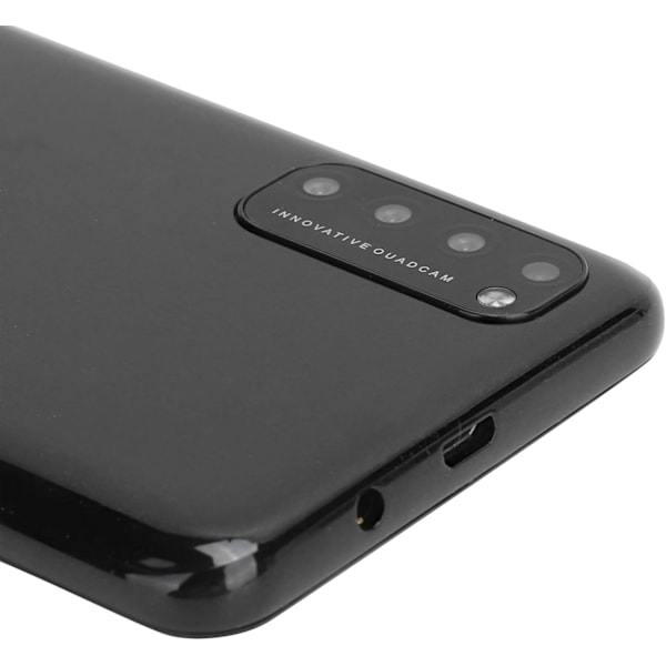 Uusi R6 Saapuminen 5G älypuhelin 12ab Ram+512GB Rom Android 10.1 O 80mp nelikamera 5,8-tuumainen 4k Fhd+Glenn (musta)