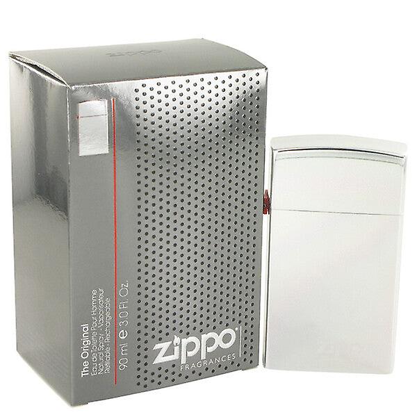 Zippo Silver Eau De Toilette Refillable Spray 3 Oz For Men Silver