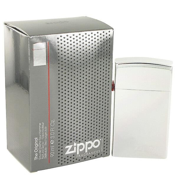 Zippo Silver Eau De Toilette uudelleentäytettävä suihke 3 unssia miehille Silver