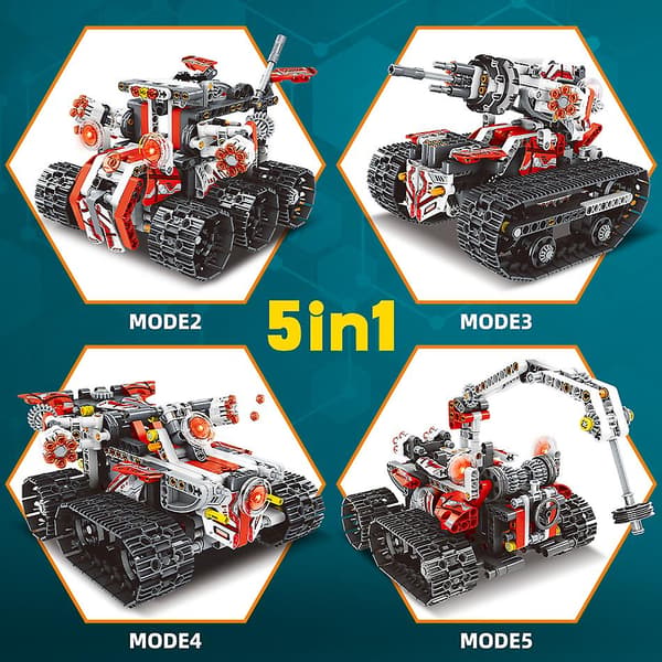 Styrerobot | Building Block Robot Technic | Building Block Rc Robot - Blokke - without packing box