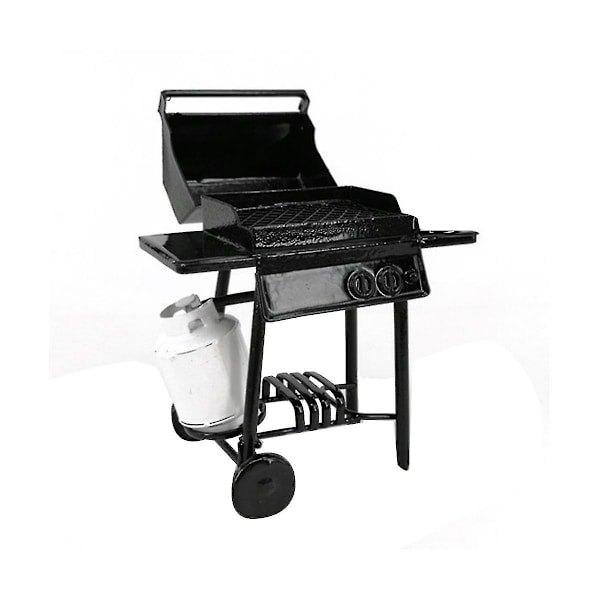 Skala 1:10 Barbecue Miniatyr Ornaments Grillverktyg Minimöbler,b as shown