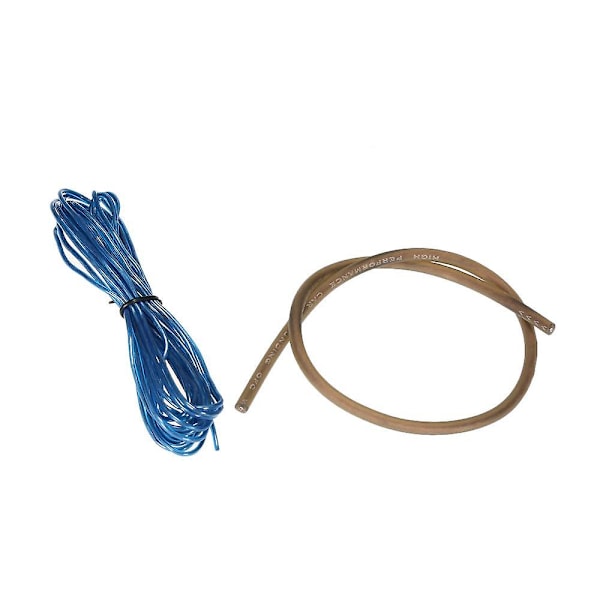 1200W bilstereo subwooferförstärkare installationssats AMP RCA ledningssats Kabel Säkringshållare Kabelkabel