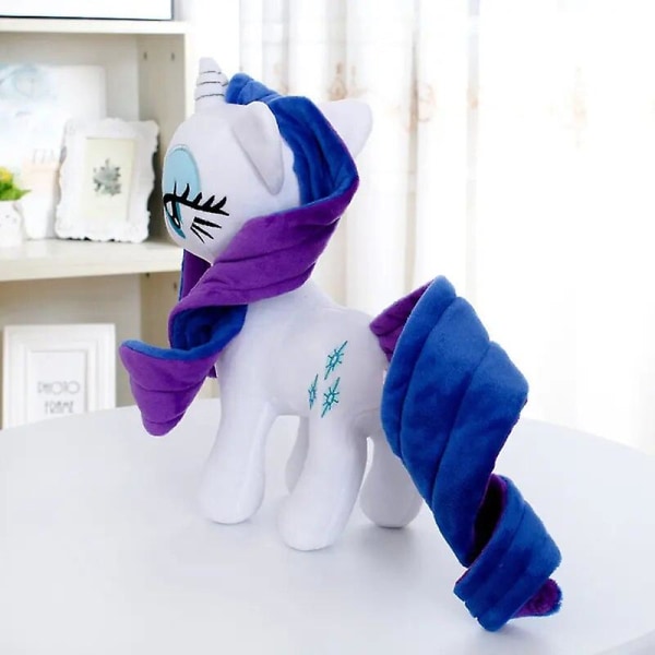 22- 40 cm My Little Pony Toy Fylld Plysch Pinkie Pie Rainbow Dash Film & Tv Unicorn Toys Vänskap är magic för tjejer Presenter Rarity 40cm