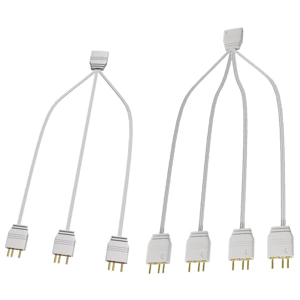 Argb Splitter Cable 5v 3 Pin För spelare och PC-entusiaster Multi-interface Fq one to three