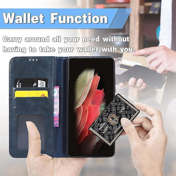 Kompatibel med Ulefone Armor 8 Case, Folio Cover Magnetic Wallet Case För Ulefone Armor 8 C3