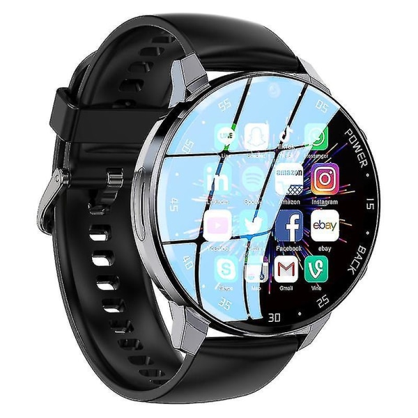 4g Net New A3 Global Android Smartwatch Herr Dual Hd Camera Full Touch Screen Heartrate Ip67 Vattentät Smart 64g Sim Call