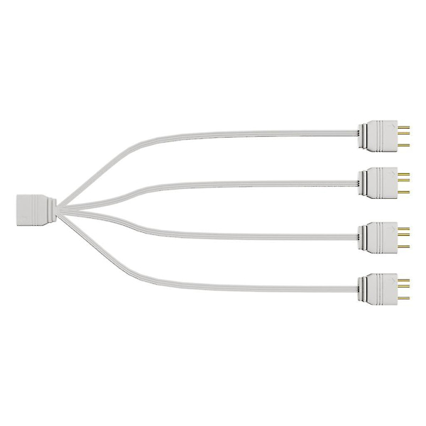 Argb splitterkabel 5v 3 pin til gamere og pc-entusiaster Multi-interface Fq one to four