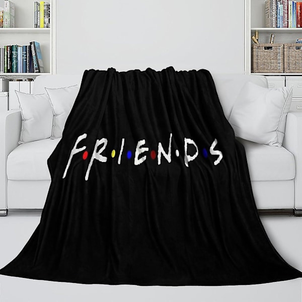 Tv-sofa Flanelltæppe, 3d Friends Tv-printtæppe Mikrofiber Blødt tæppe Letvægts Fluffy Varm Komfortabel Plys Tæppel-415 60x50in 150x125cm