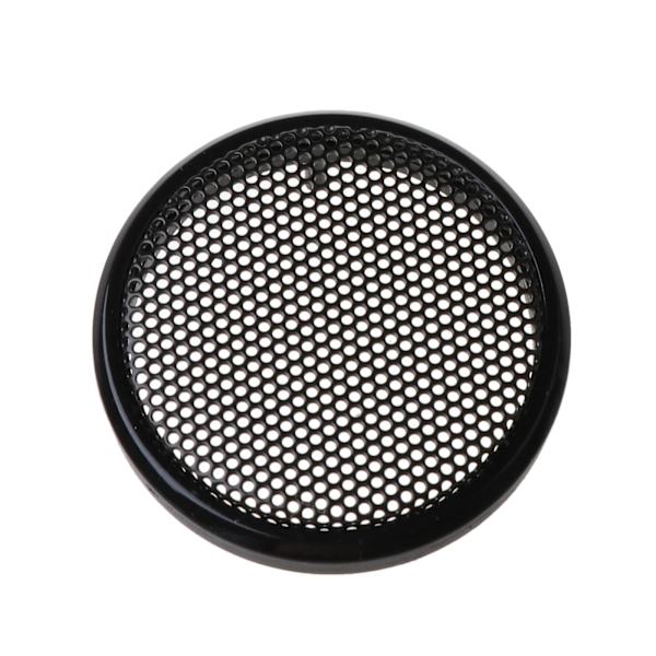 1/2/3/4/5/6 tuuman musta auton kaiutinritiläverkko mesh sarvi cover ympyräkotelo verkko tee itse - koristetarvikkeet 1inch