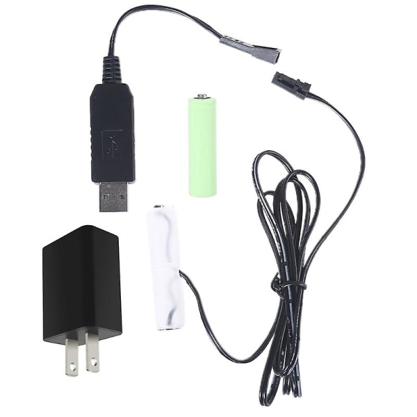 Aa-akun poistaja USB power Vaihda 1–4 kpl 1,5 V Aa-akkua US-3V models