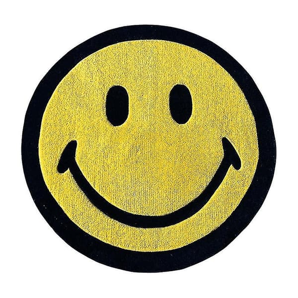 Smiley dobbeltsidet bademåtte