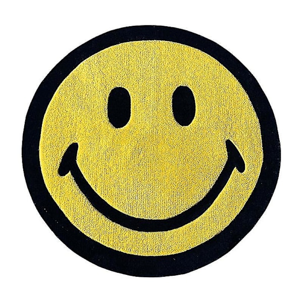 Smiley dubbelsidig badmatta