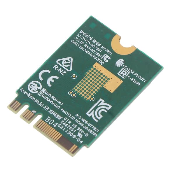 Langaton MT7921 NGFF M.2-liitäntä WiFi Bluetooth-com-sovitin 1800 Mbps Wi-Fi