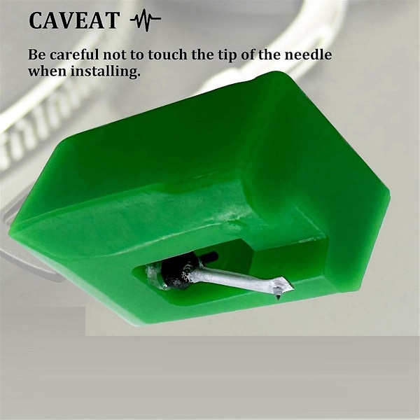 ATN95E Diamond Record Needle Replacement Stylus, för AT-LP120- USB skivspelare skivspelare Green