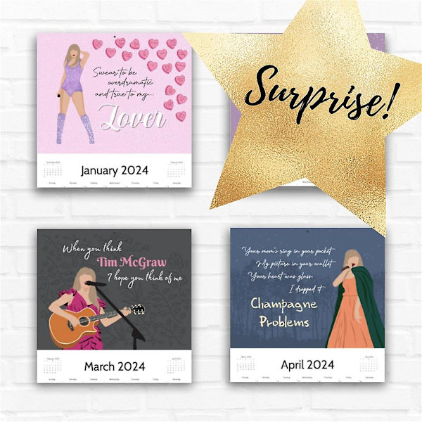 2024 Creative Calendar Taylor Swift The Eras Tour-kalender