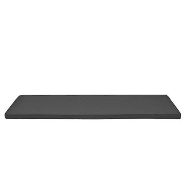 Bänk Swing Kudde Med Fixeringssnöre Rektangulär Vattentät Tjock Non-ip uteplats Gray 150X42CM