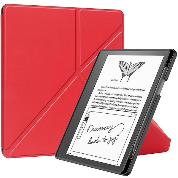 För Kindle Scribe 10,2 tum 2022 Release Multi-vikbart cover Red