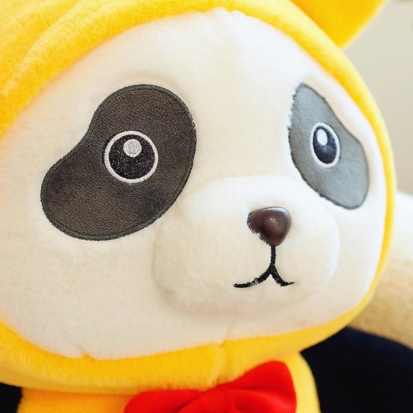 Sencu 2024 New Cross-dressing Panda Girl Cute Plush Doll - Pikachu Kulomi Minions Edition - Ideel til børns leg og samlere