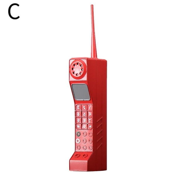 Klassisk gammel vintage udendørs retro mursten Dual Sim Mobil mobiltelefon model Red