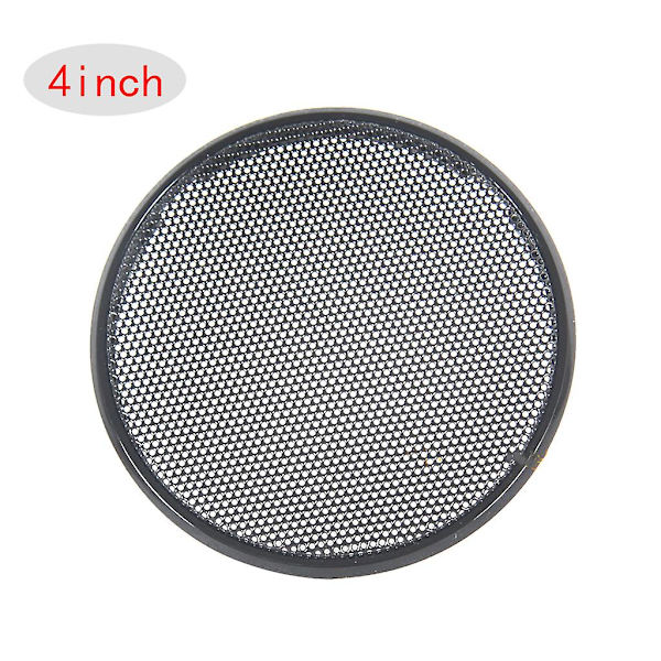 1/2/3/4/5/6 tuuman musta auton kaiutinritiläverkko mesh sarvi cover ympyräkotelo verkko tee itse - koristetarvikkeet 4inch