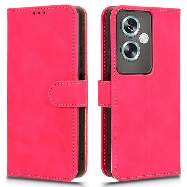 Til Oppo A79 5g / A2 5g Case Stand Wallet Phone Lædercover Rose