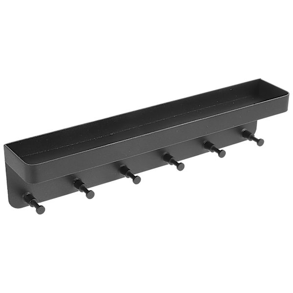 Medaljhängare Väggfäste Medaljhängande ställ Medaljdisplay Hängare Medaljförvaringshållare Black 24.50X5.80X4.30CM
