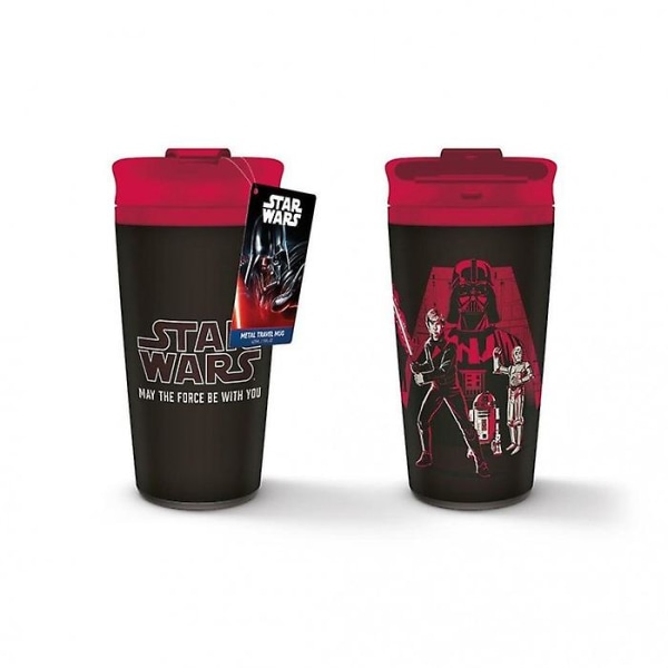 Star wars sota olkoon kanssasi Metallinen matkamuki Black/Red One Size