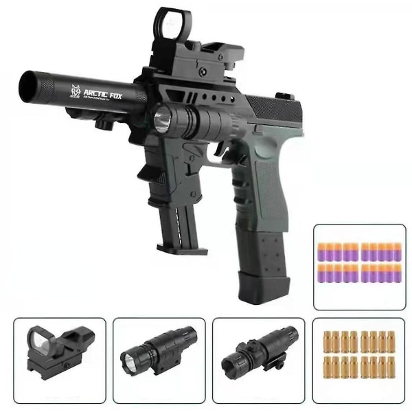 Hywell Tactical Accessories Glock Pistol Shell Ejection Soft Bullet Gun Manuaalisesti ladattava Eva Simulation Lasten lelupistooli style 4