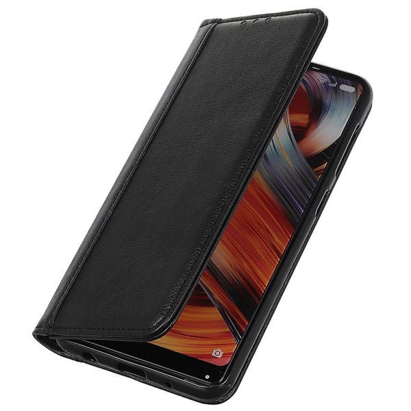 För Xiaomi Redmi Note 13 4G Cover Split Läder Litchi Texture Phone case Black