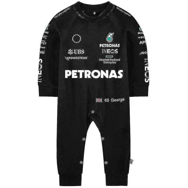 2023 F1 New Season Sport Baby haalari Kevät Syksy Musta Vauvat Pojat Lapset Romper Formula Racing Team vastasyntyneen ryömintäpuku Kr WCLTY-205 12M