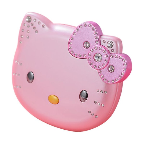 K688 Mobiltelefon Multifunktionel Dobbeltkort Dobbelt Standby Yndig tegneserie Hello-Kitty Børnetastaturtelefon til piger Pink