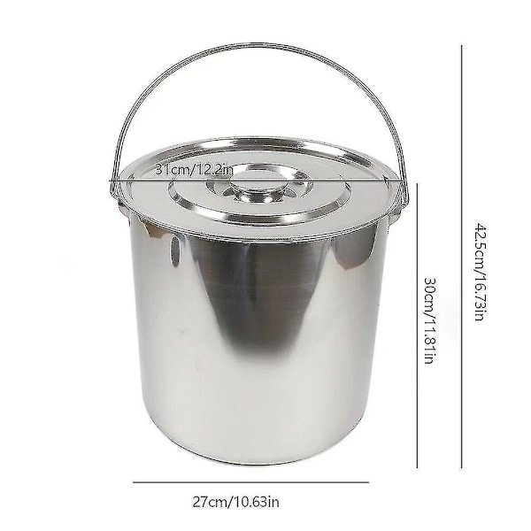 20l Rostfri Hink Köksvattenhink
