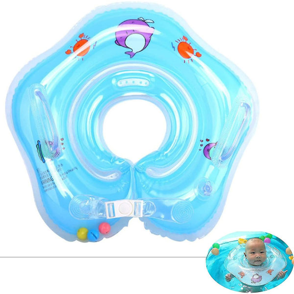 Baby Swim Ring, Baby Swim Neck Ring, Simring för toddler simhjälp, för 6 till 36 månader gamla barn