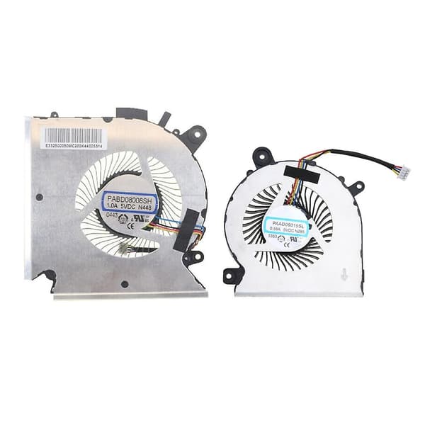 Højkvalitets Cpu Gpu blæser Cpu køler til Msi Katana Gf66 Pulse Gl66 Cpu Holdbar metal Cpu blæser stille blæser radiatorer GPU fan