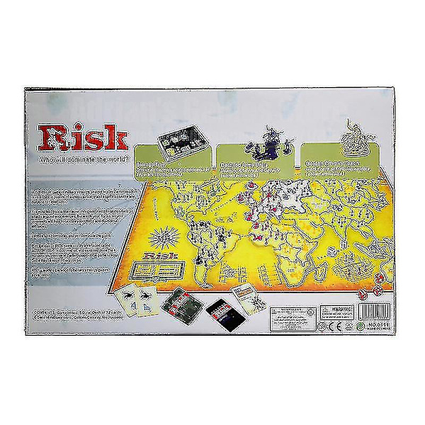 Risk Battle Brädspel Situation i krigande stater