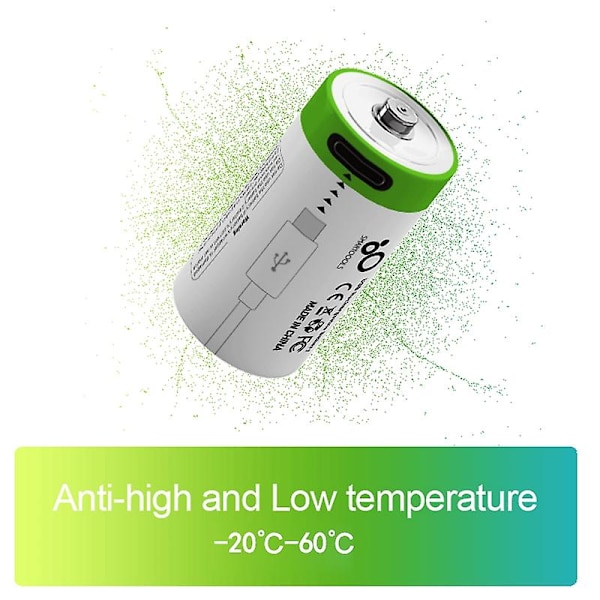2 kpl CR2 Li-ion Akku 3,7 V 300 mAh ladattavat akut digitaalikameroihin GPS-turvallisuus Medical E