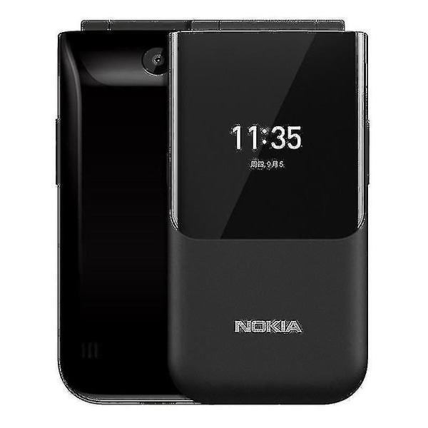 2720 ​​Flip Phone Dual Screen Dual Card Dual Standby Function Vanhusten laite Silver
