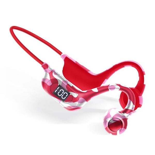 Xiaomi Hanging Neck Sports Bone Conduction Hovedtelefoner Trådløs øretelefon Red