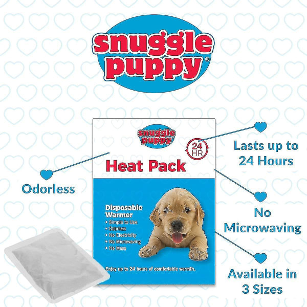 Snuggle Puppy Heartbeat -täytetty lelu koirille - Lemmikkieläinten ahdistusta lievittävä ja rauhoittava apu - mukavuuslelu käyttäytymisharjoitteluun - Biscuit Kryp