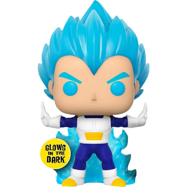 Funko pop! Animation 713 Dragon Ball Super Vegeta forstærker Glow In The Dark