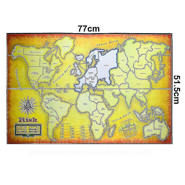 Risk Battle Brädspel Situation i krigande stater
