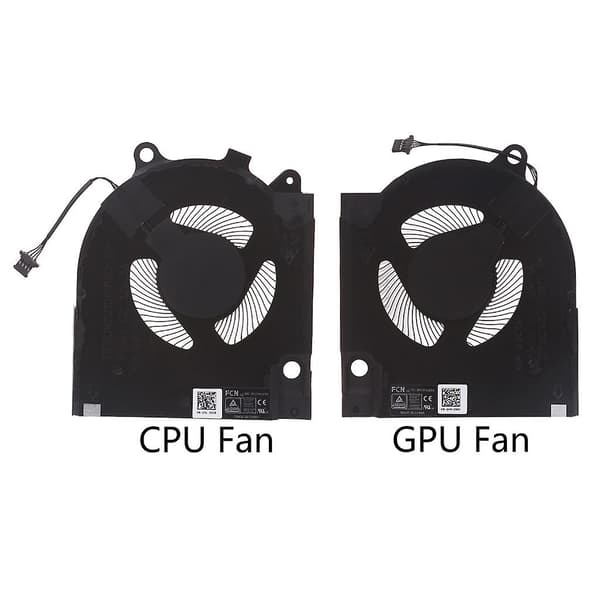 Cpu Gpu kylfläkt för Dell Rtx3050 Rtx3060 G15 5510 5511 5515 2021 bärbar dator CPU GPU