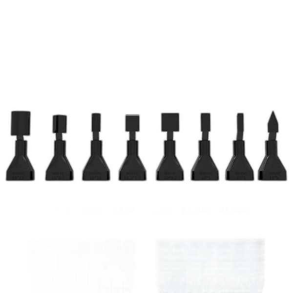 DSPIAE ES-A Elektrisk fram- och återgående slippenna DIY-modell Leksakspolering Replacement Grinding Nibs Kit