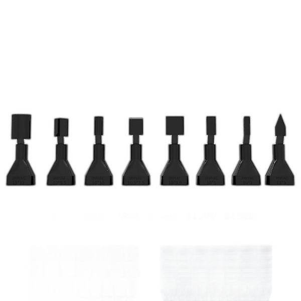 DSPIAE ES-A elektrisk frem- og tilbagegående slibepen DIY Model Legetøjspolering Replacement Grinding Nibs Kit