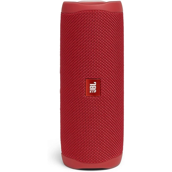 Kannettava Bluetooth kaiutin ladattavalla akulla, vedenpitävä ja valmistettu 90 % kierrätetystä muovista, syntymäpäivälahja punainen
