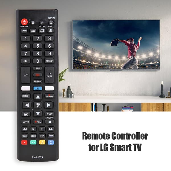 Universal tv-controller til Lg Rm-l1379 3d/til Amazon/netflix til hjemmebiograf
